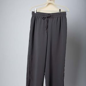 Charcoal Gray wide leg Capri Pants